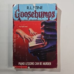 Goosebumps 'Piano Lessons Can Be Murder' Book